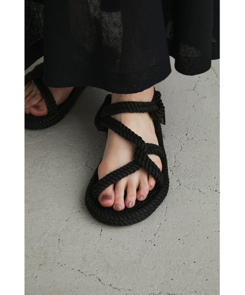 STYLEMIXER（スタイルミキサー）の「【BOHONOMAD】MYKONOS（サンダル・レディース・ブラック/カーキ/ベージュ・36/38/37）」の2枚目の写真