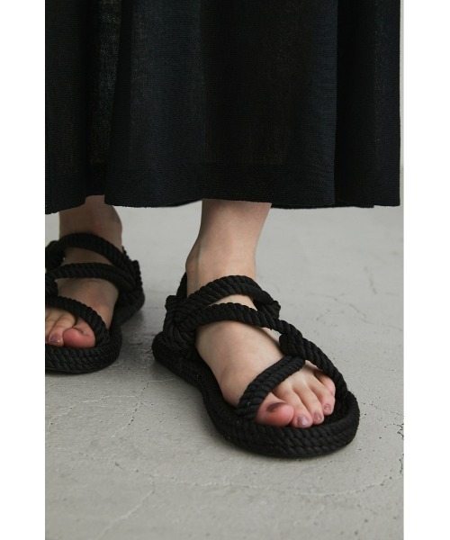 STYLEMIXER（スタイルミキサー）の「【BOHONOMAD】MYKONOS（サンダル・レディース・ブラック/カーキ/ベージュ・36/38/37）」の6枚目の写真