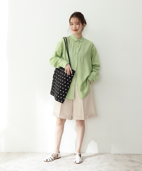 N.（N. Natural Beauty Basic）（エヌエヌナチュラルビューティーベーシック）の「【追加生産】◆水玉トートバッグ（トートバッグ・レディース・ホワイト系その他/ブラック系その他・ﾌﾘ-）」の8枚目の写真