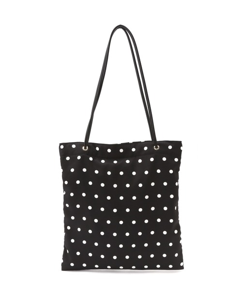 N.（N. Natural Beauty Basic）（エヌエヌナチュラルビューティーベーシック）の「【追加生産】◆水玉トートバッグ（トートバッグ・レディース・ホワイト系その他/ブラック系その他・ﾌﾘ-）」の9枚目の写真