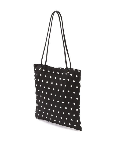 N.（N. Natural Beauty Basic）（エヌエヌナチュラルビューティーベーシック）の「【追加生産】◆水玉トートバッグ（トートバッグ・レディース・ホワイト系その他/ブラック系その他・ﾌﾘ-）」の10枚目の写真