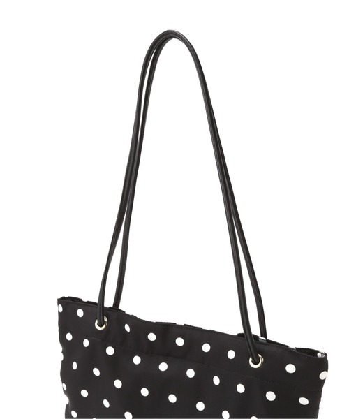 N.（N. Natural Beauty Basic）（エヌエヌナチュラルビューティーベーシック）の「【追加生産】◆水玉トートバッグ（トートバッグ・レディース・ホワイト系その他/ブラック系その他・ﾌﾘ-）」の11枚目の写真