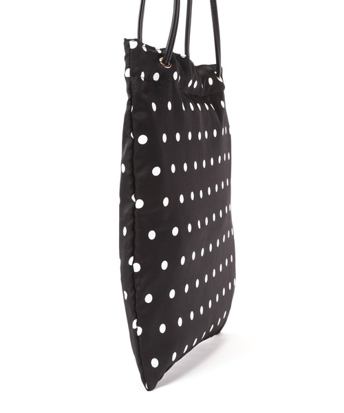 N.（N. Natural Beauty Basic）（エヌエヌナチュラルビューティーベーシック）の「【追加生産】◆水玉トートバッグ（トートバッグ・レディース・ホワイト系その他/ブラック系その他・ﾌﾘ-）」の16枚目の写真