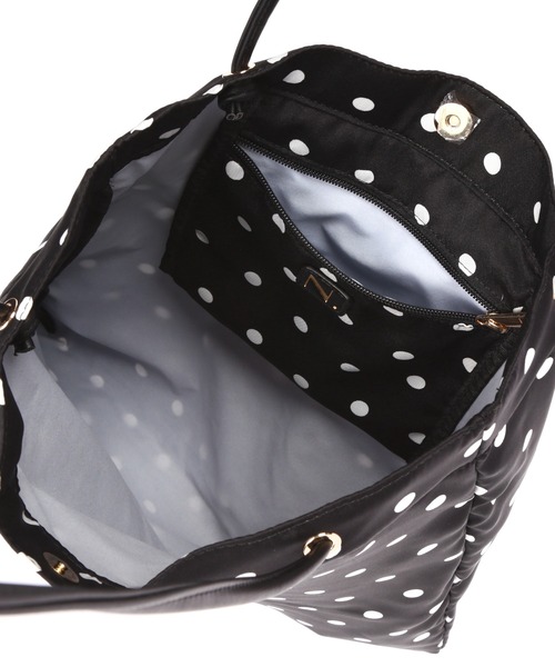 N.（N. Natural Beauty Basic）（エヌエヌナチュラルビューティーベーシック）の「【追加生産】◆水玉トートバッグ（トートバッグ・レディース・ホワイト系その他/ブラック系その他・ﾌﾘ-）」の18枚目の写真