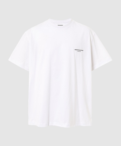 WOOYOUNGMI(ウーヨンミ)の「MENS T-SHIRT(Tシャツ/カットソー・メンズ・ホワイト/ブラック・48/50)」の1枚目の写真