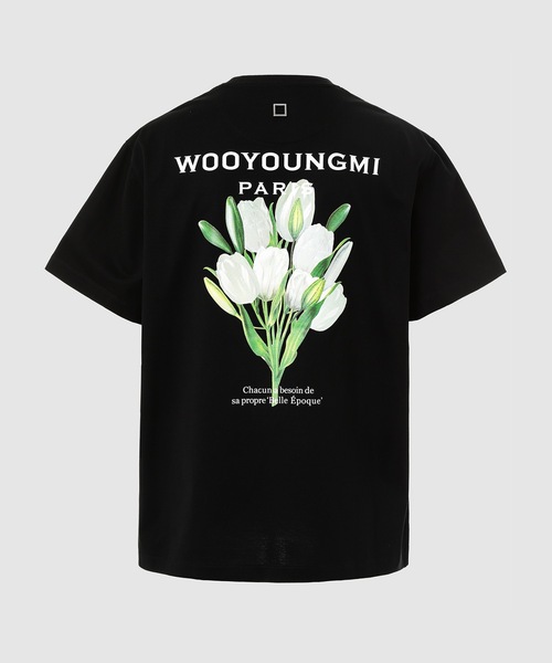 WOOYOUNGMI(ウーヨンミ)の「MENS T-SHIRT(Tシャツ/カットソー・メンズ・ホワイト/ブラック・48/50)」の4枚目の写真