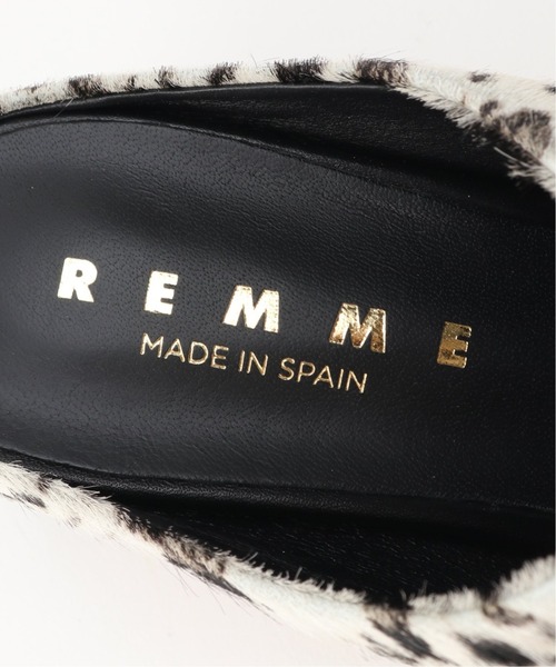 U by SPICK&SPAN(ユーバイスピックアンドスパン)の「【REMME/レメ】アニマルプリントミュール(サンダル・レディース・アイボリー・38/36/37)」の11枚目の写真