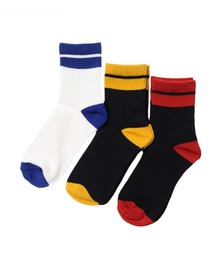 GLAZOS | レギュラー丈・ソックス３足セット(ソックス/靴下)