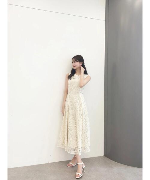 HALUHIROINE（ハルヒロイン）の「コードレースワンピース（ドレス・レディース・ライトブルー/アイボリー・FREE）」の7枚目の写真