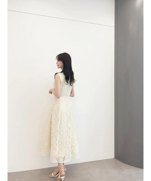 HALUHIROINE（ハルヒロイン）の「コードレースワンピース（ドレス・レディース・ライトブルー/アイボリー・FREE）」の11枚目の写真