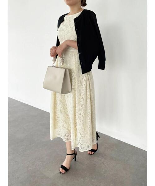 HALUHIROINE（ハルヒロイン）の「コードレースワンピース（ドレス・レディース・ライトブルー/アイボリー・FREE）」の18枚目の写真