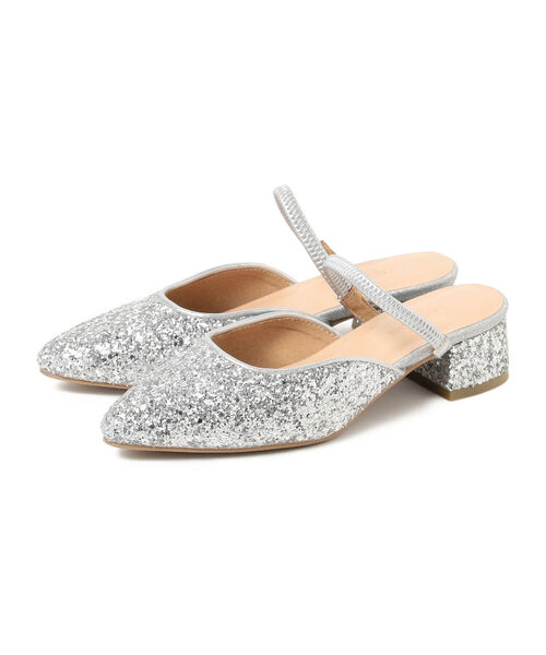 Ray BEAMS(レイビームス)の「Ray BEAMS / グリッター ミュール(その他シューズ・レディース・シルバー/グリーン・23.5cm/24.5cm/23.0cm/24.0cm/25.0cm)」の6枚目の写真