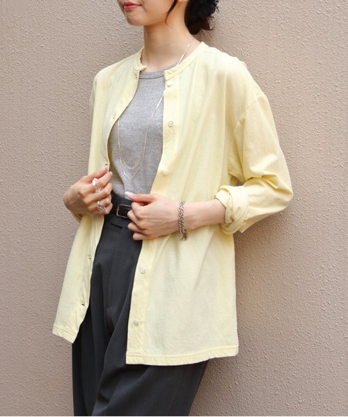 THE SHINZONE（ザ　シンゾーン）の「THE SHINZONE/シンゾーン　ハイツイストコットンカーディガン　HIGHT WIST COTTON CARDIGAN  20SMSCU53（カーディガン/ボレロ・レディース・ホワイト/ブラック/ネイビー/カーキ/レッド/パープル/ブラウン/イエロー・FREE）」の16枚目の写真