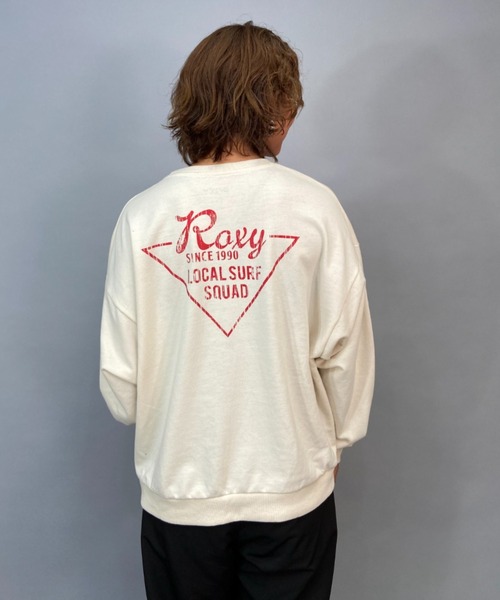 ROXY(ロキシー)の「ROXY/ロキシー ビッグシルエット/オーバーサイズ/バックプリントスウェット RLT224025(スウェット・レディース・ホワイト/ブラック/グリーン・M/L)」の20枚目の写真