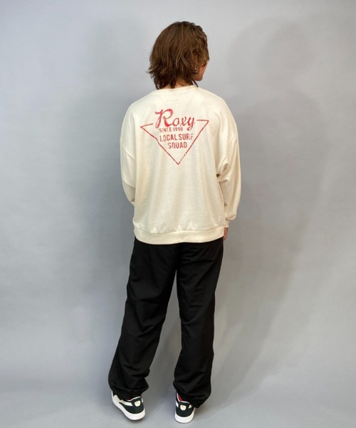 ROXY(ロキシー)の「ROXY/ロキシー ビッグシルエット/オーバーサイズ/バックプリントスウェット RLT224025(スウェット・レディース・ホワイト/ブラック/グリーン・M/L)」の18枚目の写真