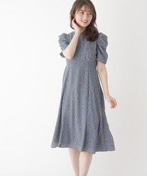 index | ブーケフラワーアソートワンピース【WEB限定サイズ】(ワンピース)