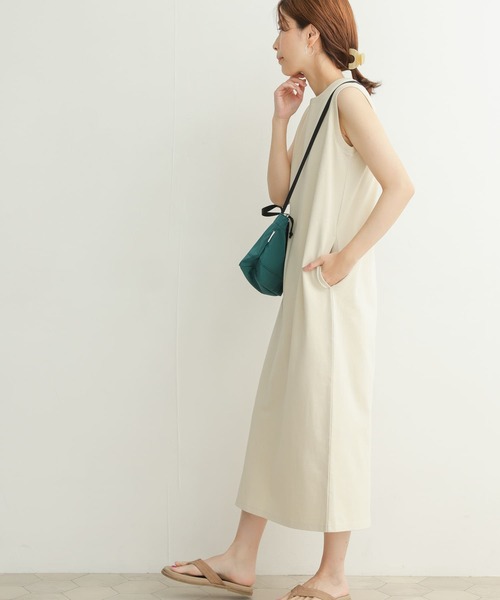 URBAN RESEARCH DOORS（アーバンリサーチドアーズ）の「USAコットンストレートワンピース（ワンピース・レディース・その他1/ブラック/パープル・MEDIUM）」の7枚目の写真