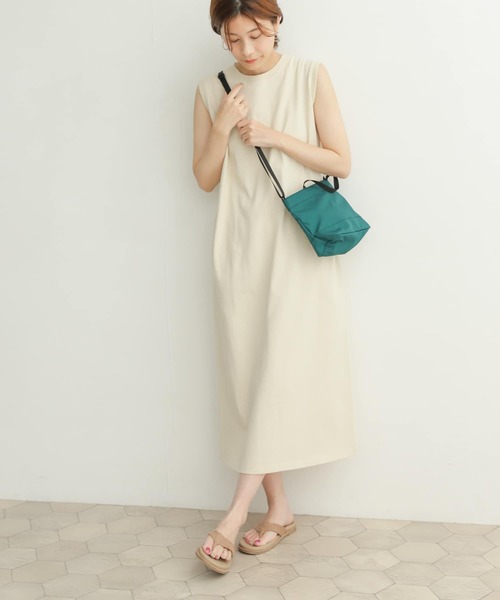 URBAN RESEARCH DOORS（アーバンリサーチドアーズ）の「USAコットンストレートワンピース（ワンピース・レディース・その他1/ブラック/パープル・MEDIUM）」の16枚目の写真