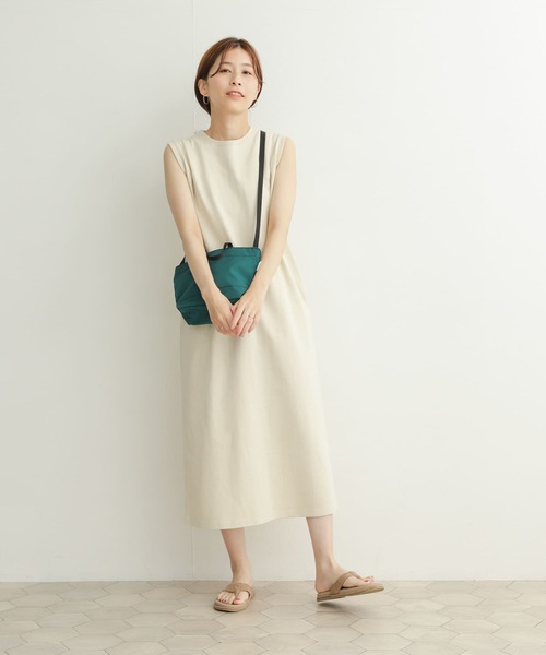 URBAN RESEARCH DOORS（アーバンリサーチドアーズ）の「USAコットンストレートワンピース（ワンピース・レディース・その他1/ブラック/パープル・MEDIUM）」の19枚目の写真