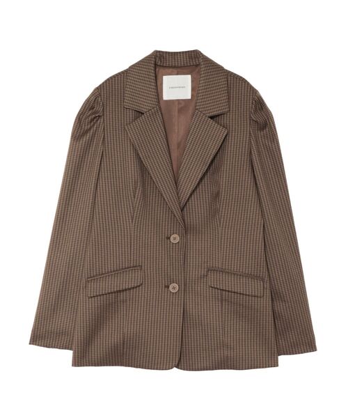 LAGUNAMOON（ラグナムーン）の「タックスリーブテーラードジャケット（テーラードジャケット・レディース・ベージュ/その他1・SMALL/MEDIUM）」の13枚目の写真