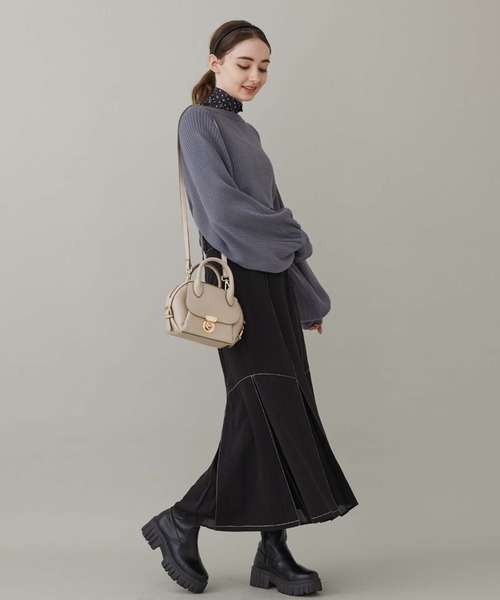 archives(アルシーヴ)の「マルチwayニットボレロカーディガン(カーディガン/ボレロ・レディース・ブラック/ブルー/アイボリー/グレイッシュベージュ・MEDIUM)」の16枚目の写真