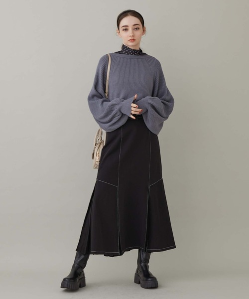 archives(アルシーヴ)の「マルチwayニットボレロカーディガン(カーディガン/ボレロ・レディース・ブラック/ブルー/アイボリー/グレイッシュベージュ・MEDIUM)」の17枚目の写真