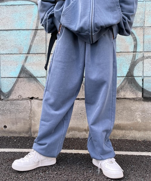 WEGO（ウィゴー）の「WEGO/ヘビーウエイト スウェットパンツ（スウェットパンツ・メンズ・ブラウン/カーキ/ブルー/スミクロ・MEDIUM/LARGE）」の4枚目の写真