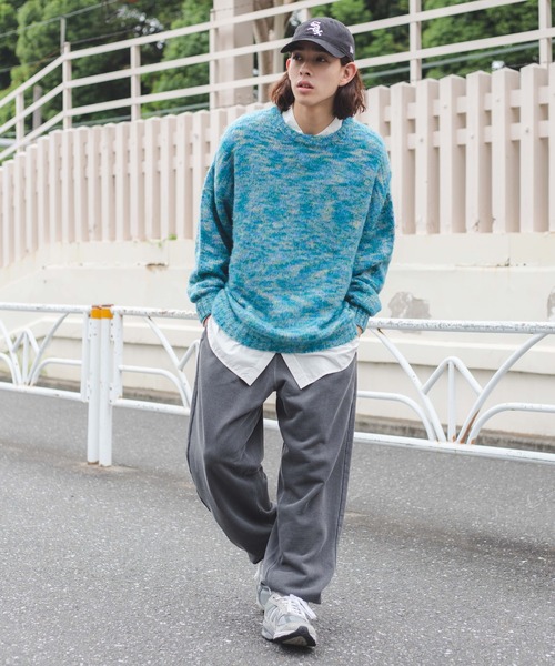 WEGO（ウィゴー）の「WEGO/ヘビーウエイト スウェットパンツ（スウェットパンツ・メンズ・ブラウン/カーキ/ブルー/スミクロ・MEDIUM/LARGE）」の5枚目の写真