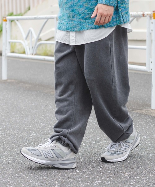 WEGO（ウィゴー）の「WEGO/ヘビーウエイト スウェットパンツ（スウェットパンツ・メンズ・ブラウン/カーキ/ブルー/スミクロ・MEDIUM/LARGE）」の7枚目の写真