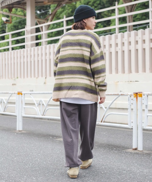 WEGO（ウィゴー）の「WEGO/ヘビーウエイト スウェットパンツ（スウェットパンツ・メンズ・ブラウン/カーキ/ブルー/スミクロ・MEDIUM/LARGE）」の11枚目の写真