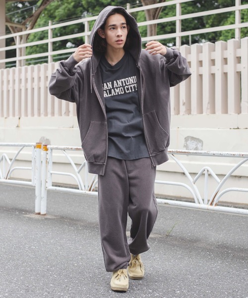 WEGO（ウィゴー）の「WEGO/ヘビーウエイト スウェットパンツ（スウェットパンツ・メンズ・ブラウン/カーキ/ブルー/スミクロ・MEDIUM/LARGE）」の14枚目の写真