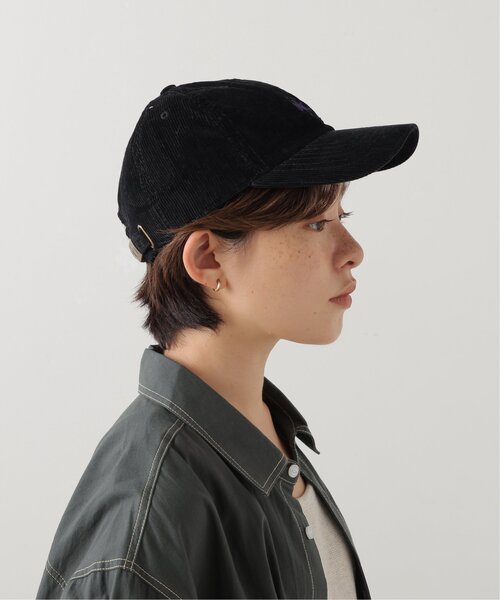 DOUBLE NAME(ダブルネーム)の「コーデュロイ刺しゅうCAP(キャップ・レディース・スミクロ/キナリ/ネイビー/レッド・FREE)」の19枚目の写真
