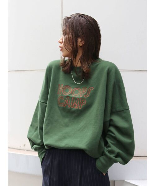 Ungrid（アングリッド）の「ロゴルーズスウェット（スウェット・レディース・ブルー/ライトグレー/グリーン・FREE）」の3枚目の写真