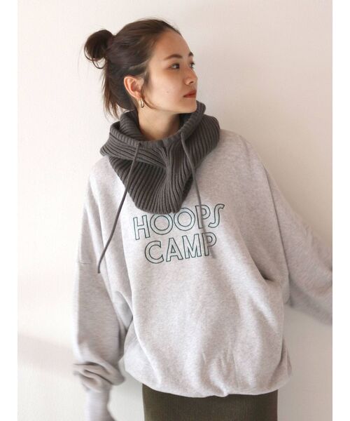 Ungrid（アングリッド）の「ロゴルーズスウェット（スウェット・レディース・ブルー/ライトグレー/グリーン・FREE）」の2枚目の写真