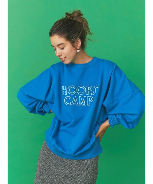 Ungrid（アングリッド）の「ロゴルーズスウェット（スウェット・レディース・ブルー/ライトグレー/グリーン・FREE）」の4枚目の写真