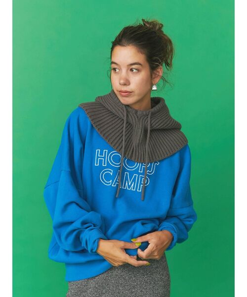 Ungrid（アングリッド）の「ロゴルーズスウェット（スウェット・レディース・ブルー/ライトグレー/グリーン・FREE）」の5枚目の写真