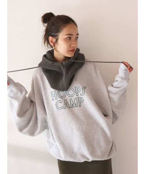 Ungrid（アングリッド）の「ロゴルーズスウェット（スウェット・レディース・ブルー/ライトグレー/グリーン・FREE）」の10枚目の写真