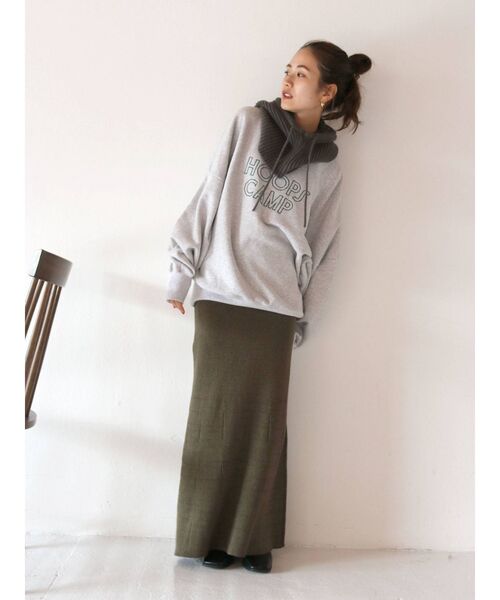 Ungrid（アングリッド）の「ロゴルーズスウェット（スウェット・レディース・ブルー/ライトグレー/グリーン・FREE）」の11枚目の写真