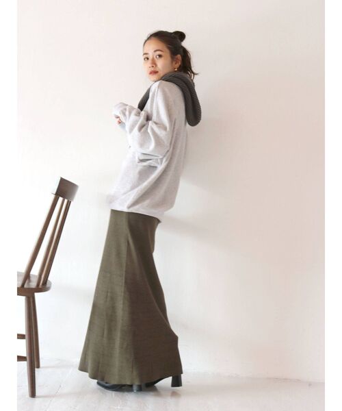 Ungrid（アングリッド）の「ロゴルーズスウェット（スウェット・レディース・ブルー/ライトグレー/グリーン・FREE）」の12枚目の写真