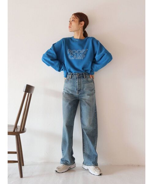 Ungrid（アングリッド）の「ロゴルーズスウェット（スウェット・レディース・ブルー/ライトグレー/グリーン・FREE）」の16枚目の写真