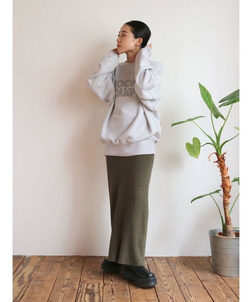 Ungrid（アングリッド）の「ロゴルーズスウェット（スウェット・レディース・ブルー/ライトグレー/グリーン・FREE）」の17枚目の写真