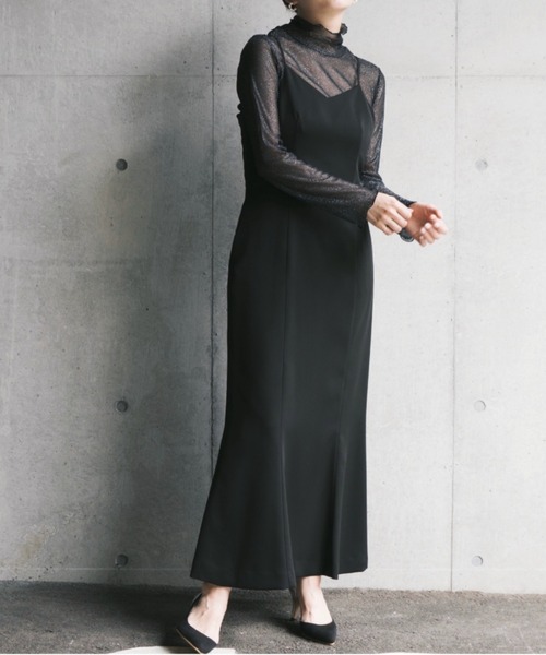 kaene（カエン）の「ラメメロウインナー（シャツ/ブラウス・レディース・ブラック/ベージュ・FREE）」の3枚目の写真