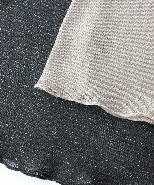 kaene（カエン）の「ラメメロウインナー（シャツ/ブラウス・レディース・ブラック/ベージュ・FREE）」の10枚目の写真