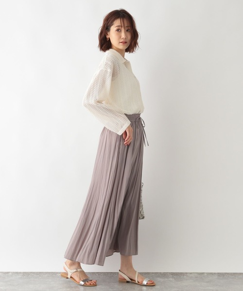 GLOBAL WORK（グローバルワーク）の「ラッセルレースシャツ/345928（シャツ/ブラウス・レディース・オフホワイト/ブラック/オレンジ・FREE）」の18枚目の写真