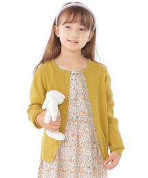 SHIPS（シップス）の「SHIPS KIDS:100～130cm / 無地×リバティ カーディガン（カーディガン/ボレロ・キッズ）」