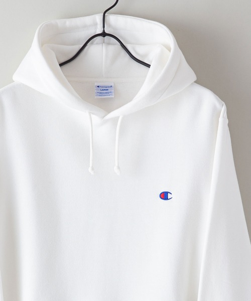 CHAMPION/チャンピオン】裏起毛プルオーバーパーカー ワンポイント