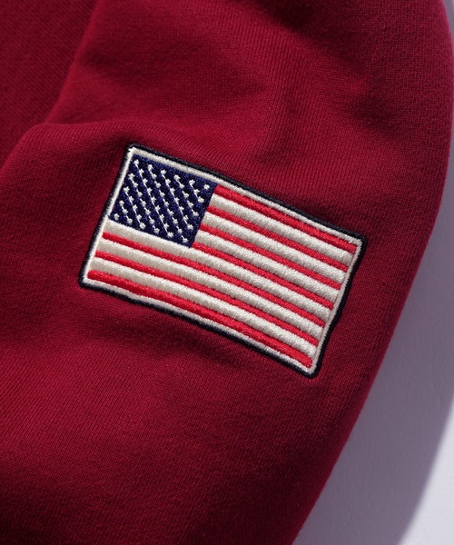 XLARGE(エクストララージ)の「XL LABEL SOUVENIR HOODED SWEAT(パーカー・メンズ・ネイビー/バーガンディー/アッシュ・M/XL/S/L)」の8枚目の写真