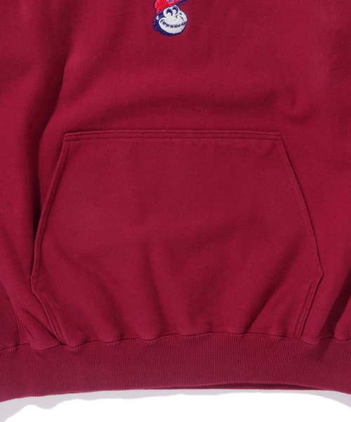 XLARGE(エクストララージ)の「XL LABEL SOUVENIR HOODED SWEAT(パーカー・メンズ・ネイビー/バーガンディー/アッシュ・M/XL/S/L)」の9枚目の写真