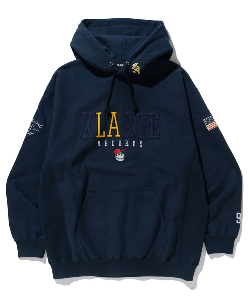 XLARGE(エクストララージ)の「XL LABEL SOUVENIR HOODED SWEAT(パーカー・メンズ・ネイビー/バーガンディー/アッシュ・M/XL/S/L)」の19枚目の写真