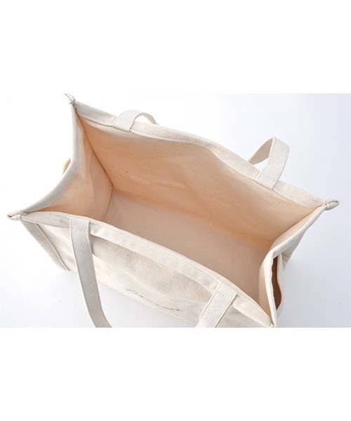 Rename（リネーム）の「【WEB限定カラー】Rename 帆布 BOXトートバッグ（トートバッグ・レディース・ダークグレー/ライトグレー系・FREE）」の6枚目の写真